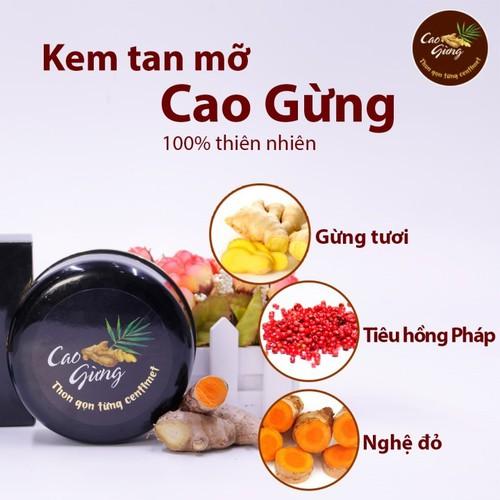 [Diệt Mỡ Bụng] CAO GỪNG LÁ RỪNG TAN MỠ - KEM TAN MỠ CAO GỪNG