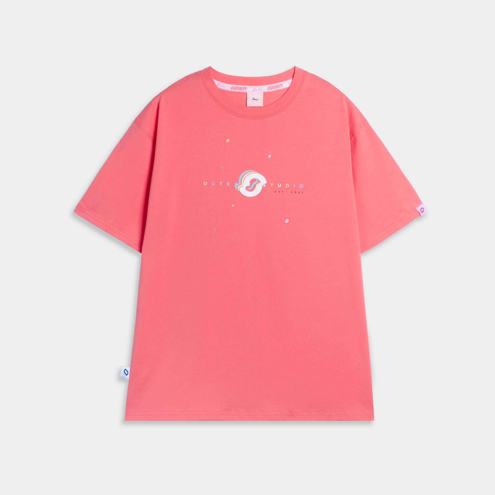 Áo thun Outerity Colorful Logo / Màu Hồng Đậm - ORP180