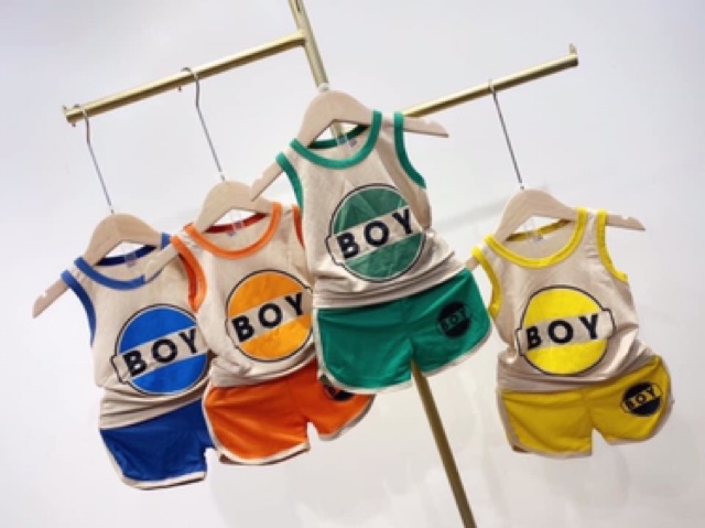 Bộ đũi ba lỗ BOY cho bé yêu
