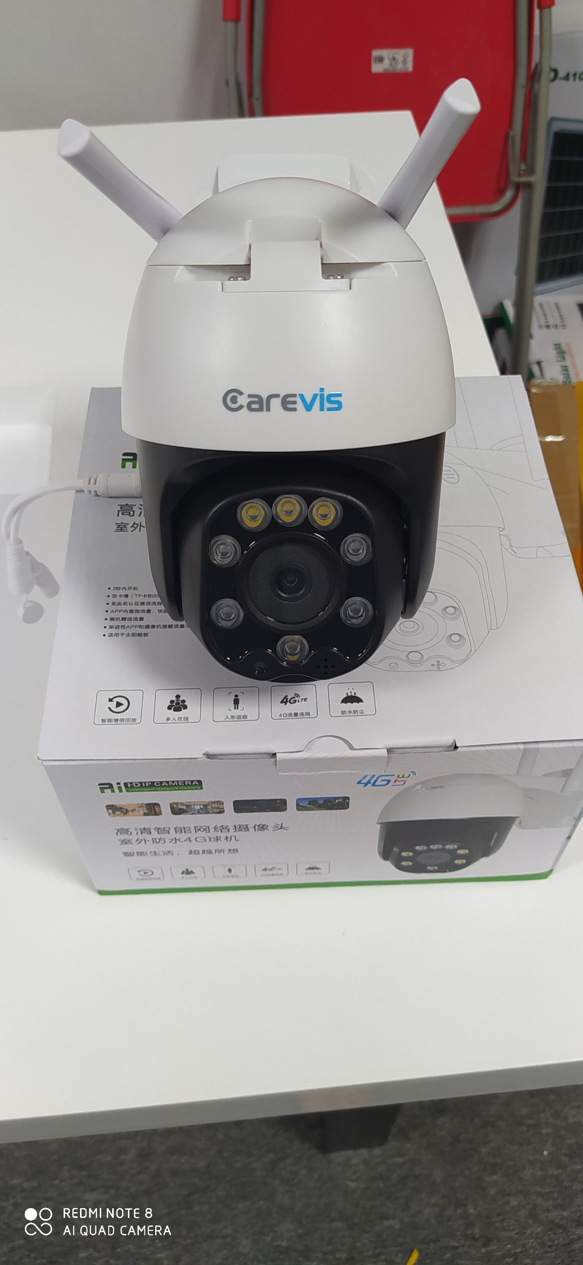 Camera ngoài trời PTZ 4G dùng sim 4G, xoay ngang 360 độ, đàm thoại 2 chiều