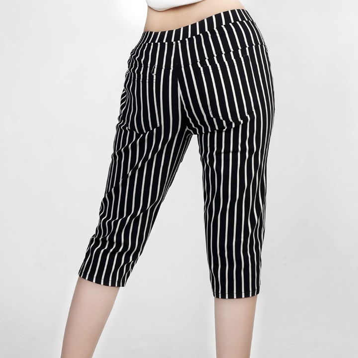 quần short lửng kaki co giãn nữ
