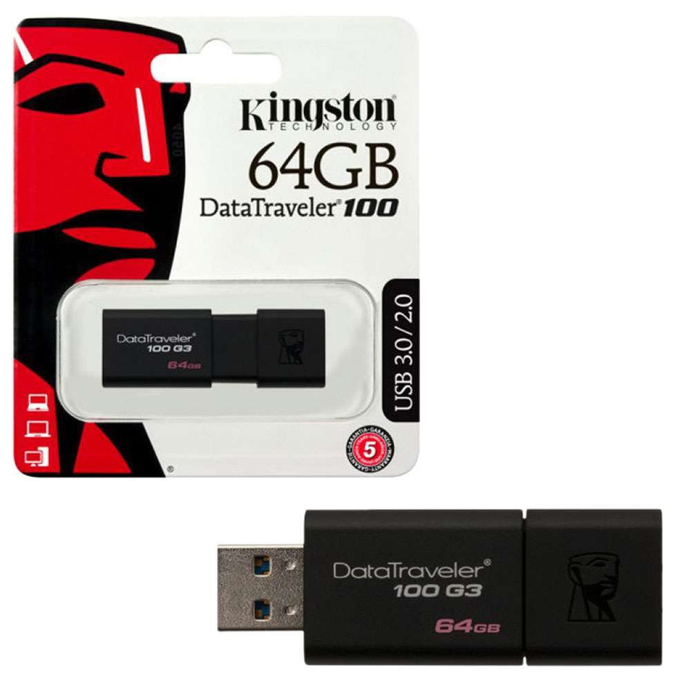 [Xả Kho] Thiết Bị Lưu Trữ USB Kingston DT100G3 64GB