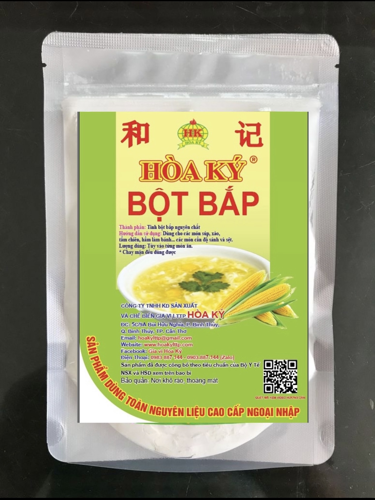 BỘT BẮP Hòa Ký 150gr