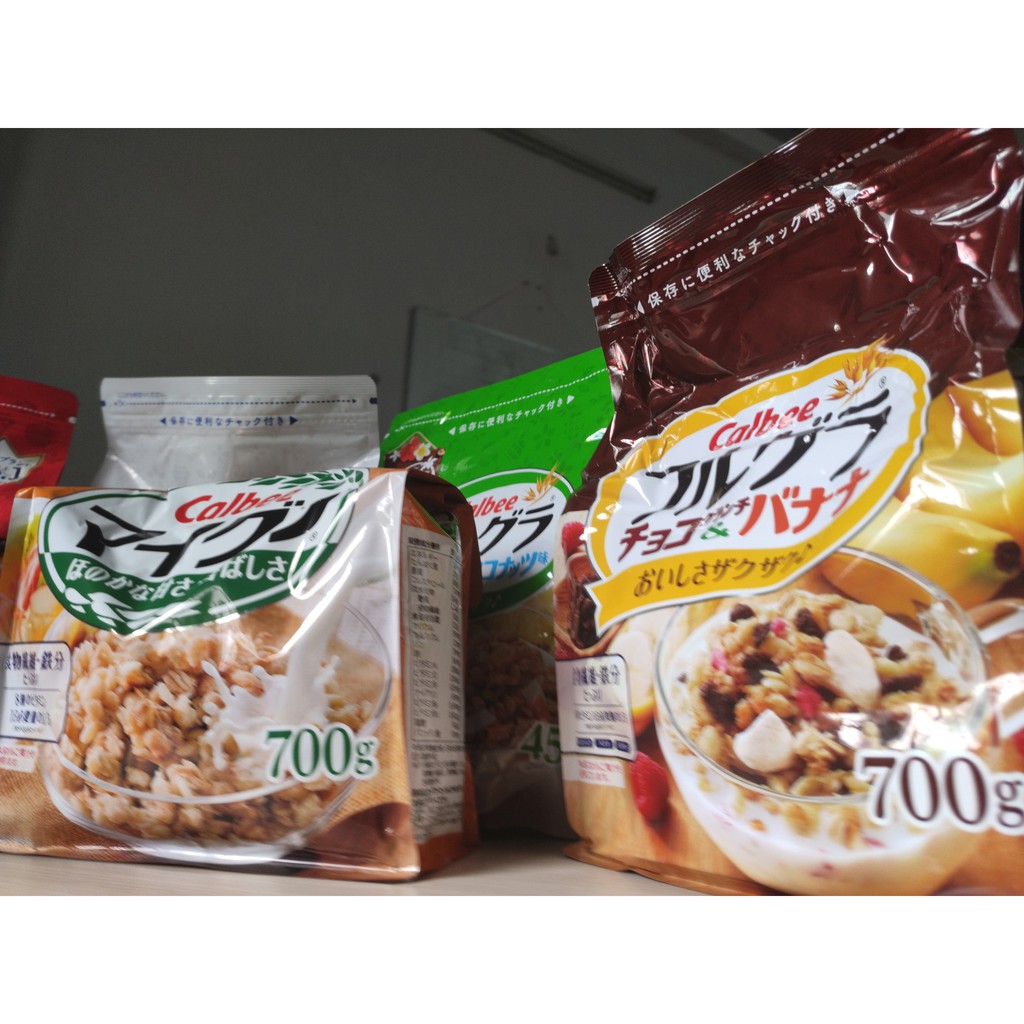 Ngũ cốc Calbee Nhật bản 800 g (Granola - Protein)