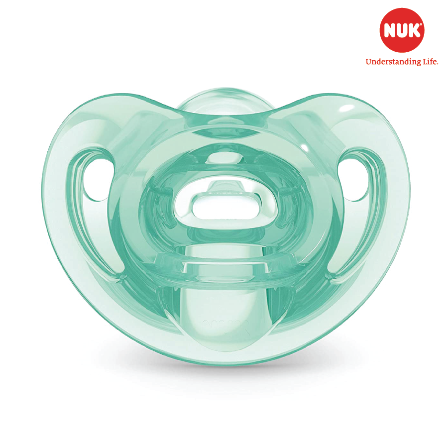 TI GIẢ NUK SENSITIVE SILICONE 6-18M