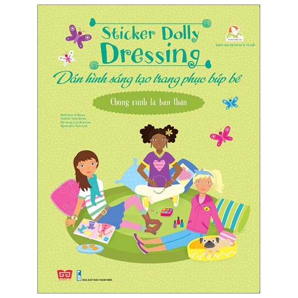 Fahasa - Sticker Dolly Dressing - Dán hình sáng tạo trang phục búp bê - Chúng mình là bạn thân