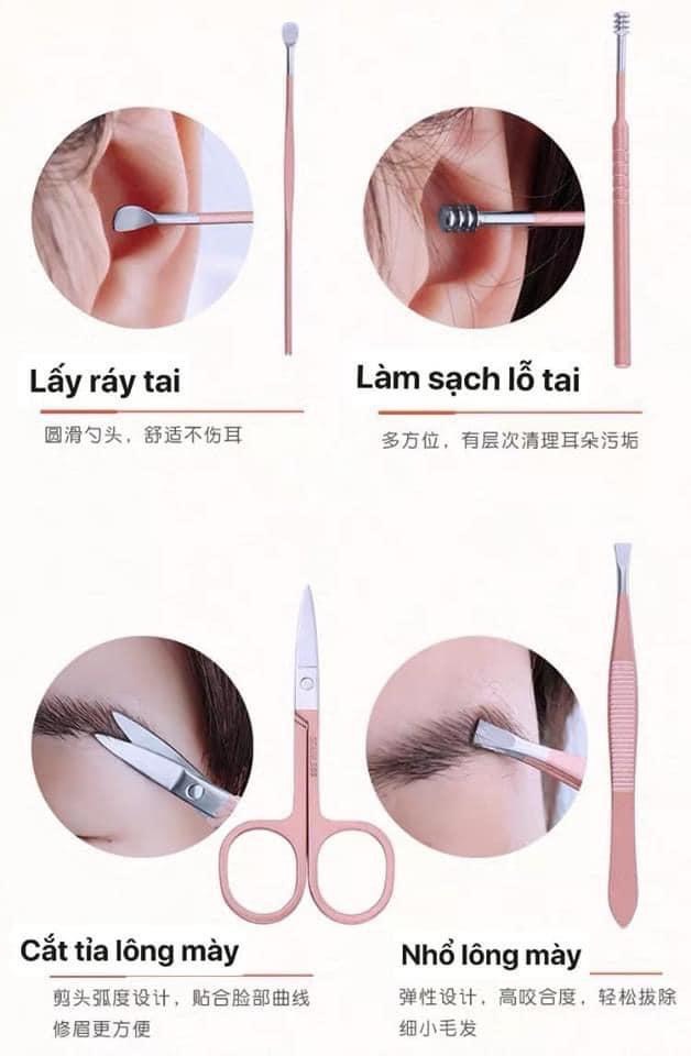 Bộ kiềm chăm sóc móng 18 món