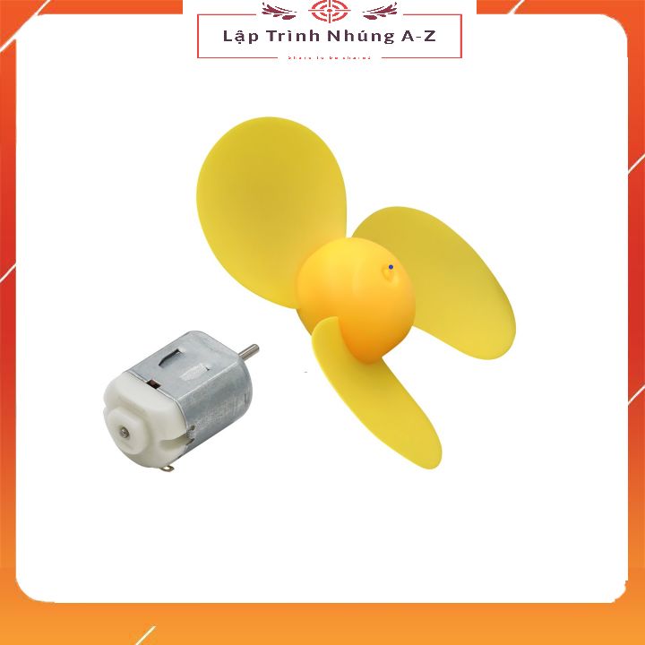 [Lập Trình Nhúng A-Z][148] Động Cơ DC 130 3-6V Motor 3V