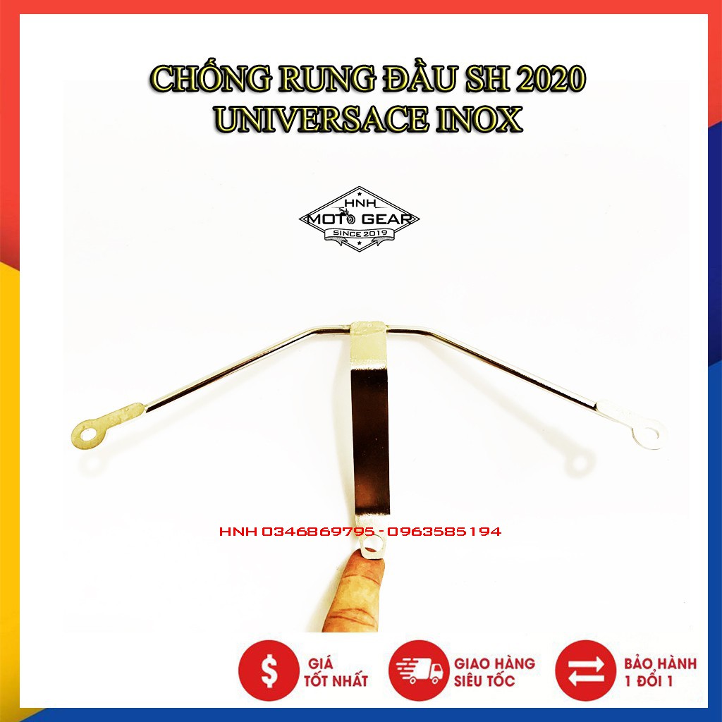 Chống Rung Đầu SH 2020 (Inox Trắng Không Rỉ)