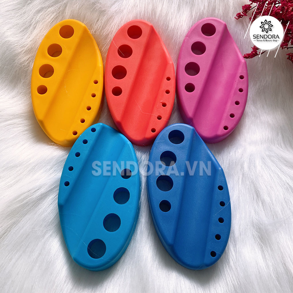 [HCM]Khay sillicon đựng chum mực kim máy xăm tiện lợi