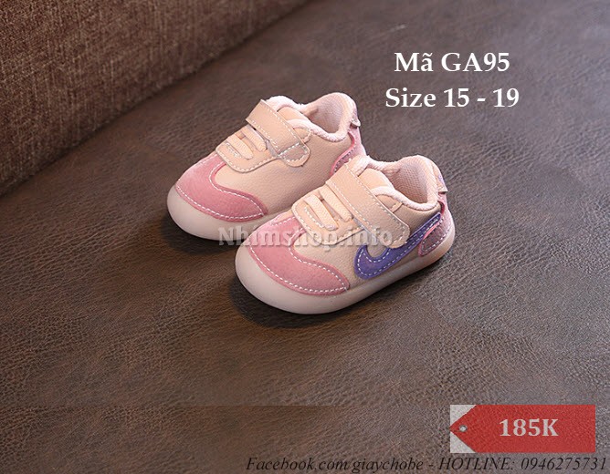 Giày Bé Trai Tập Đi 6 - 18 Tháng Chất Siêu Mềm GA95