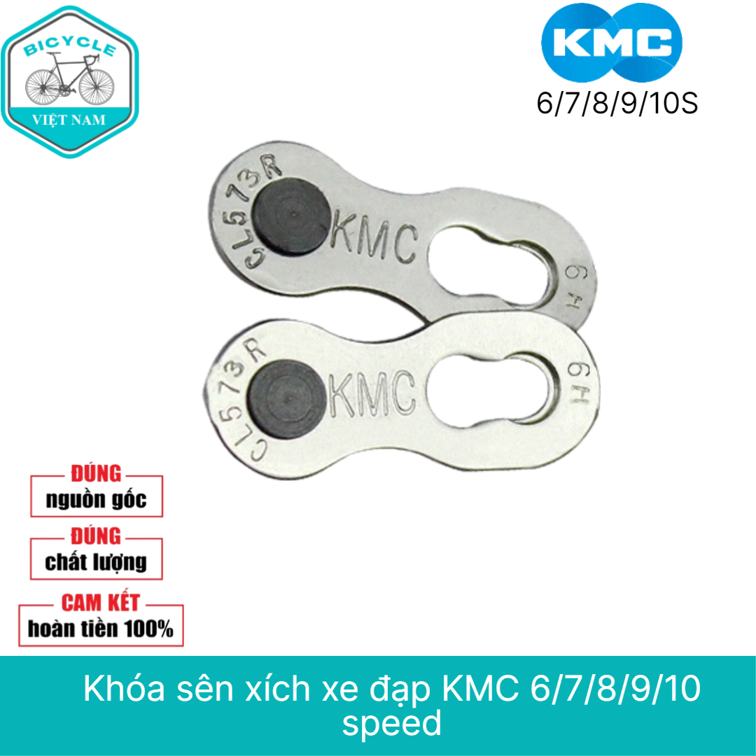 Khóa Sên Xích Xe Đạp KMC 6/7/8/9/10 Speed – Liên Kết Chắc Chắn, Bền Bỉ