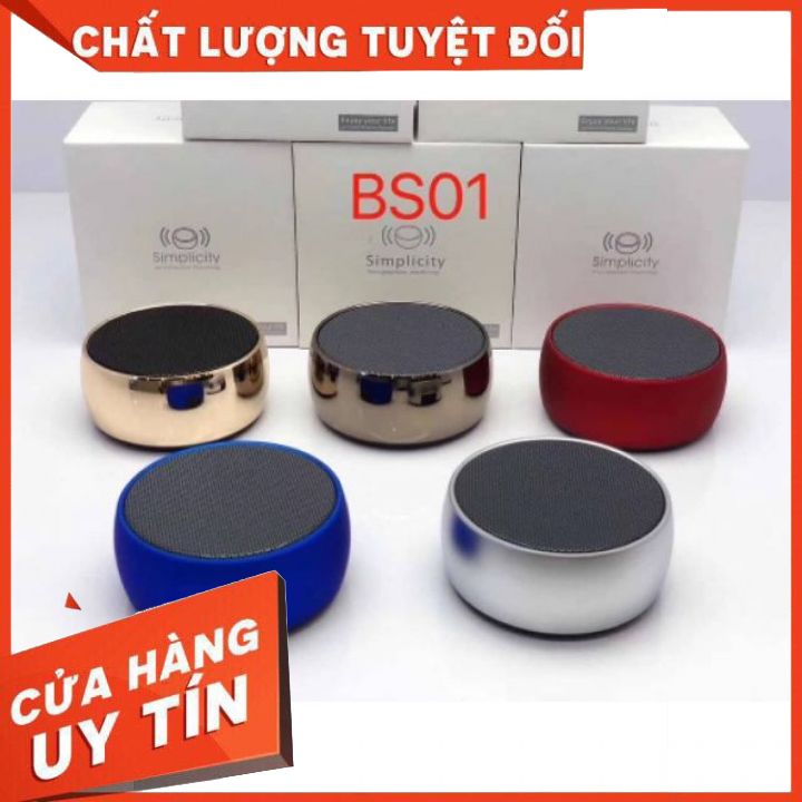 [HCM][Nghe Siêu Hay] Loa Bluetooth BS01 nhỏ gọn nghe hay
