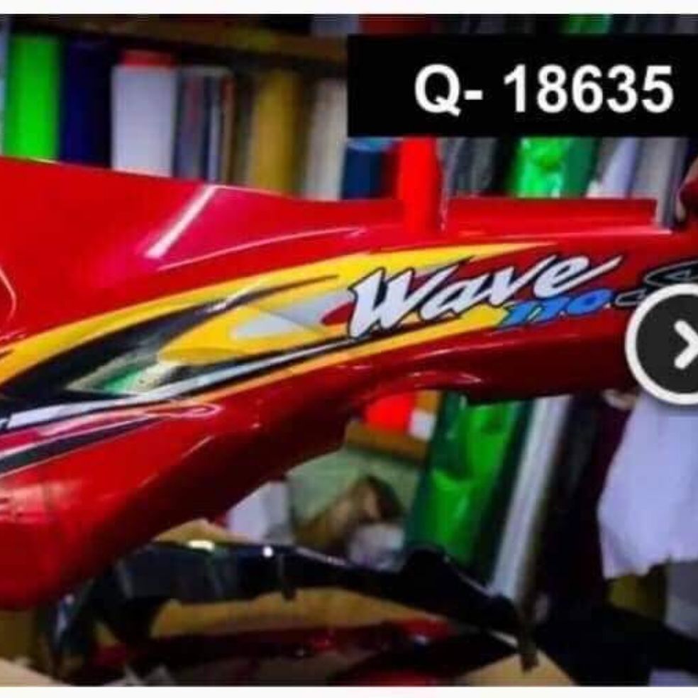 [HCM]Tem xe wave nhỏ  tem rời dán xe đỏ cao cấp