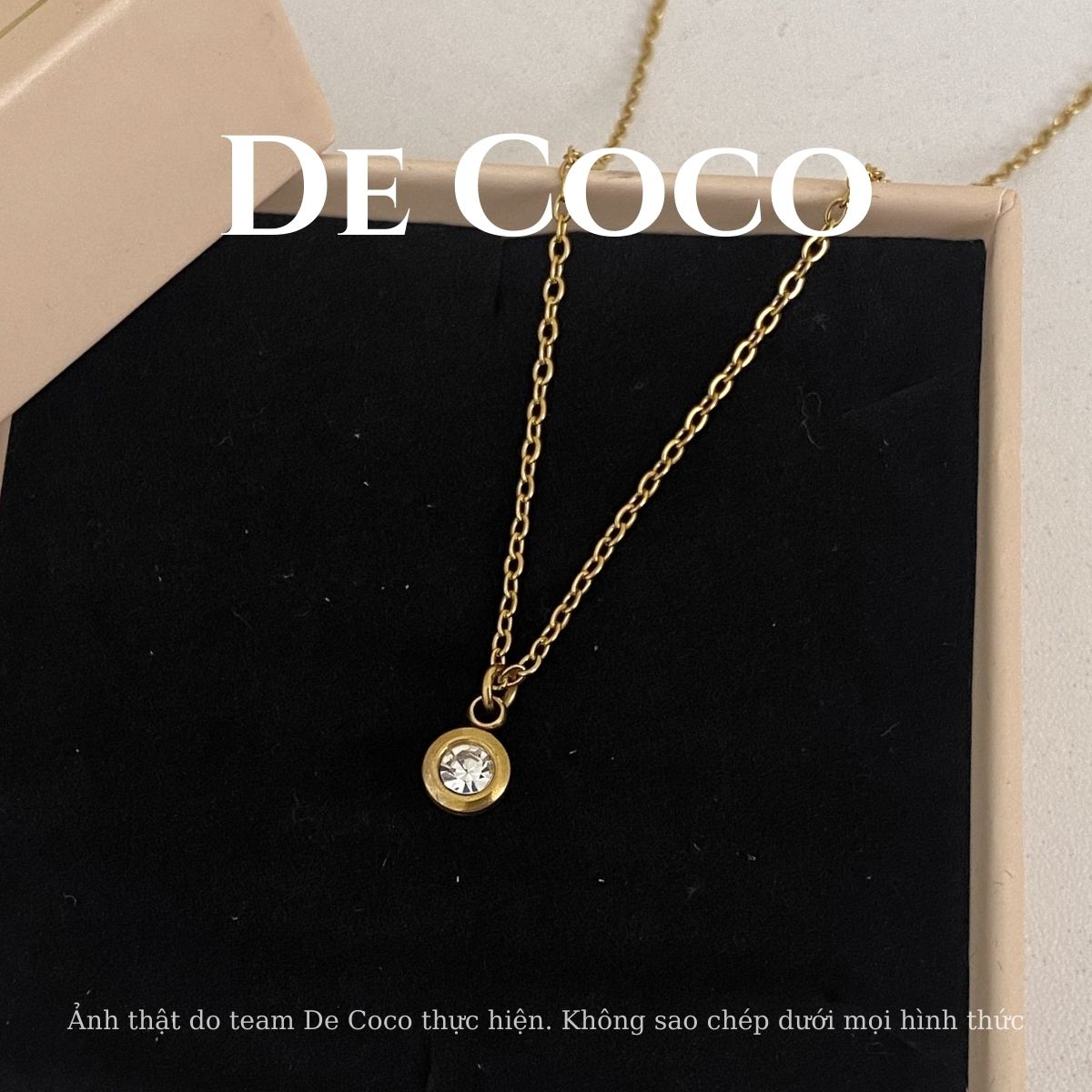 KHÔNG ĐEN GỈ - Vòng cổ, dây chuyền nữ Blink De Coco