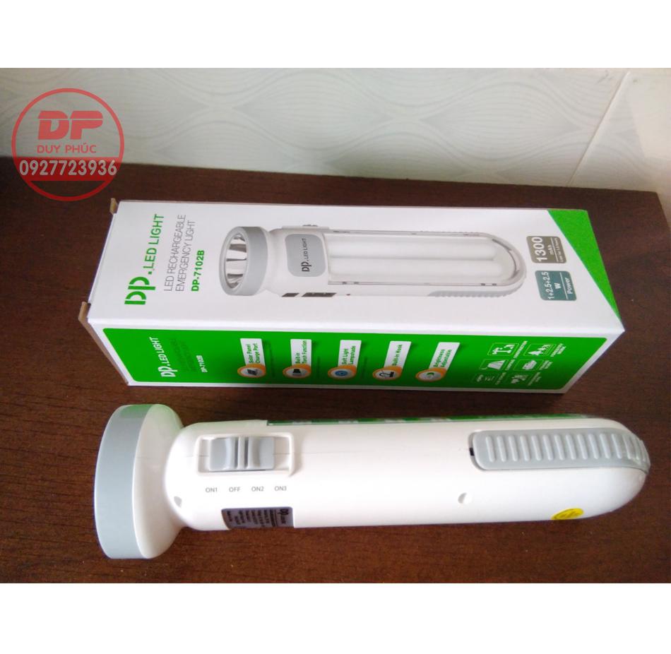 Đèn Pin Cầm Tay ,Đèn Pin Led Sạc Điện Cao Cấp 3 Chế Độ DP 7102b