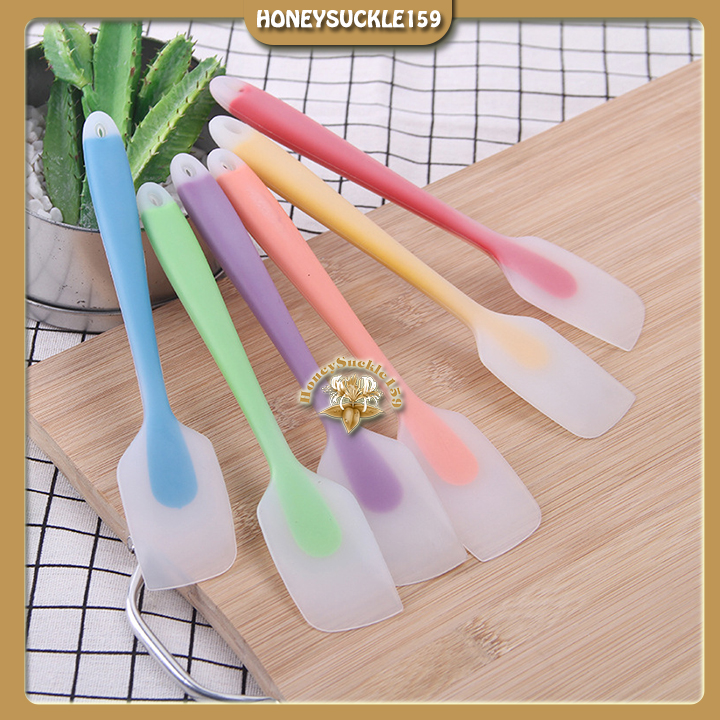 Dụng Cụ Trộn Bột Vét Bột Spatula Silicon Lưỡi Trong 28cm