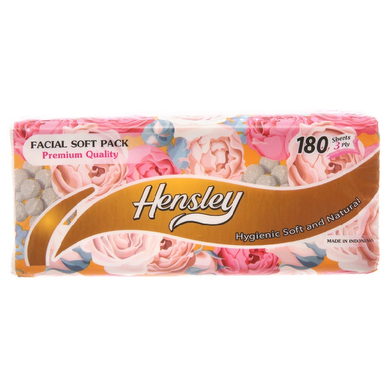 Khăn giấy lụa Hensley cao cấp gói 180 tờ ( 3 lớp )
