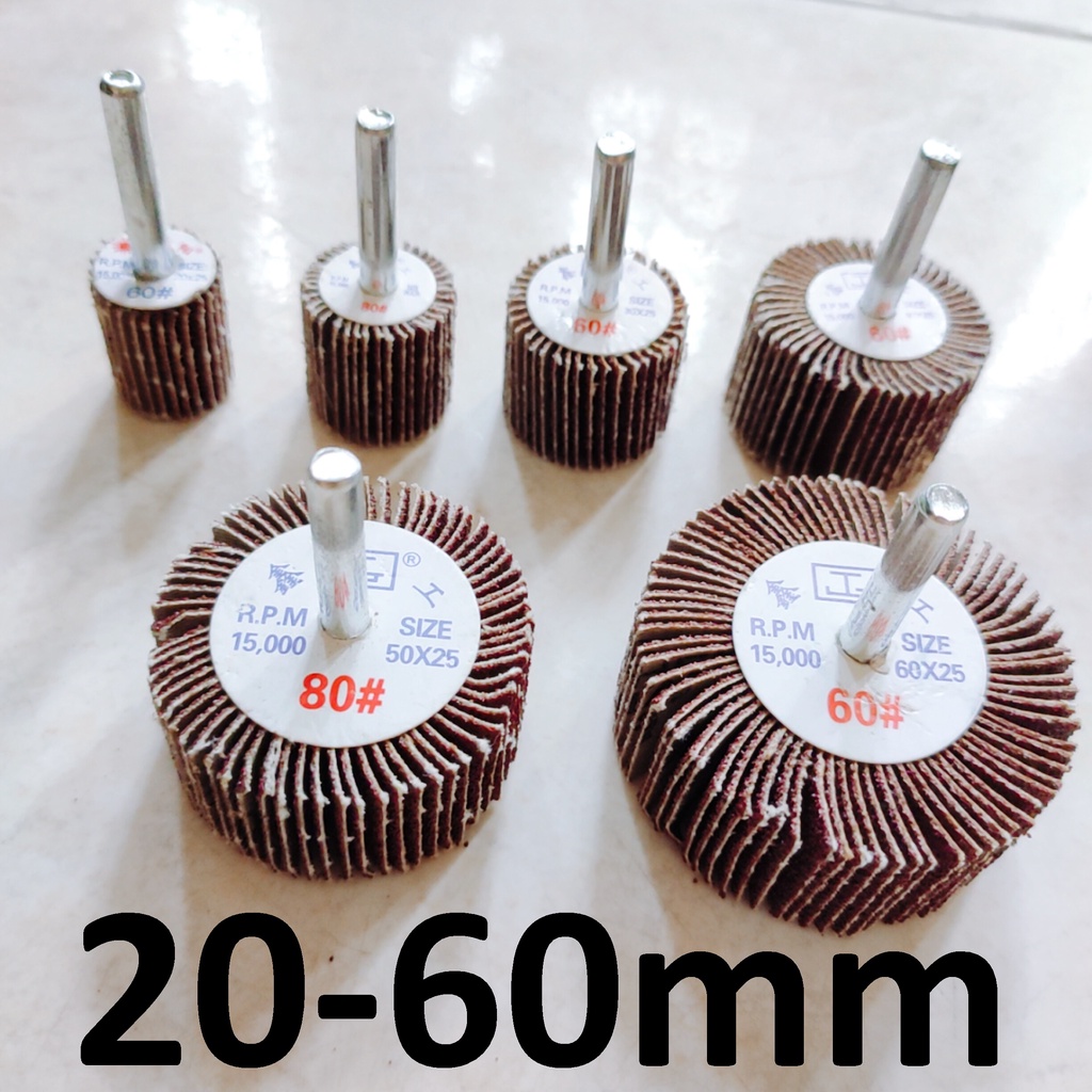 [Mã LIFE9920K giảm 10% đơn 59K] Đá Mài Nhám Hình Trụ Chuôi 6mm
