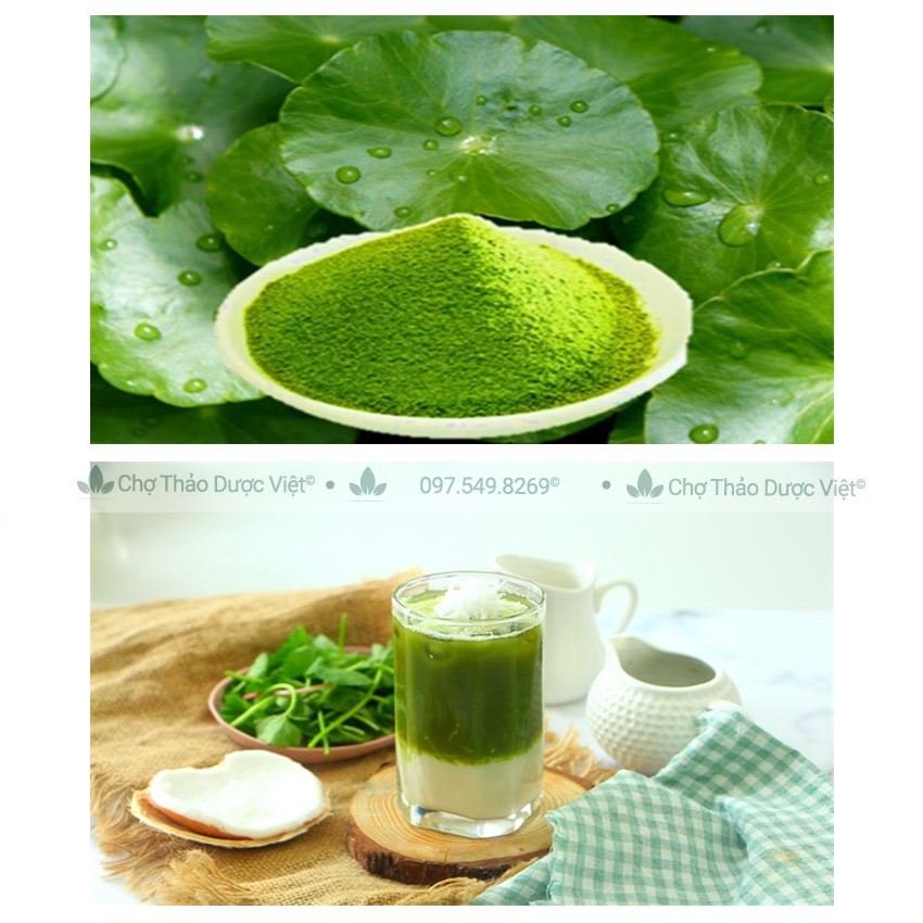 Bột rau má 500g, sấy lạnh nguyên chất, nước uống detox thanh lọc cơ thể, giảm cân, ngừa mụn, đẹp da