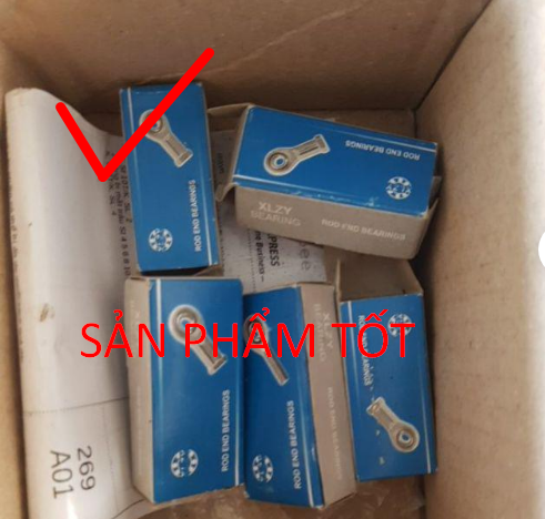 Vòng bi mắt trâu M6 6mm SI 6 T/K + SA 6 T/K