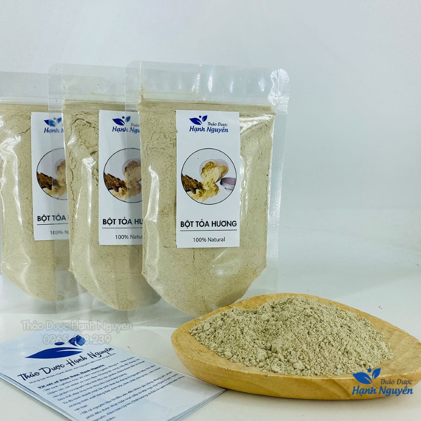 Combo bột bạch chỉ, huân thảo, cảo bản 100g, bột tỏa hương thơm tự nhiên, giảm mùi hôi cơ thể