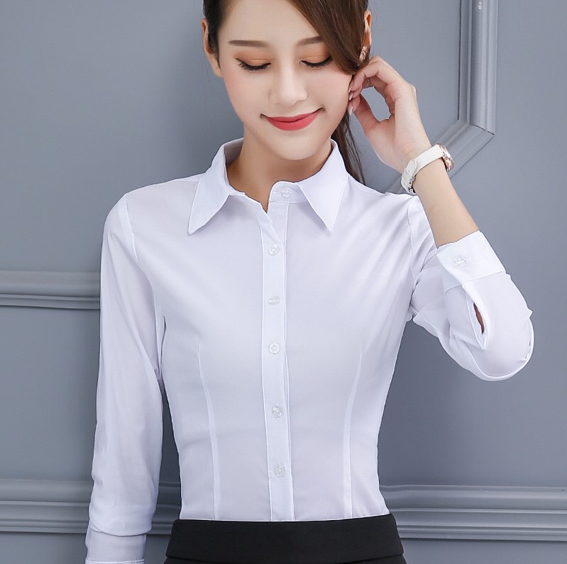 [HCM]áo sơ mi nữ trắng công sở