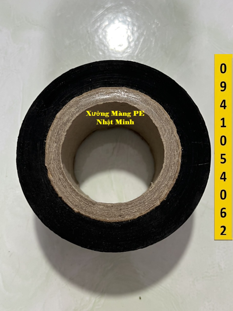 Màng PE đen, màng quấn đen 5cm 200g