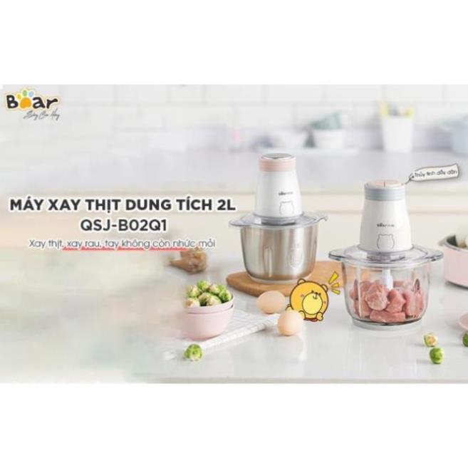 Máy Xay Thịt Đa Năng Bear QSJ-B02Q1 2L