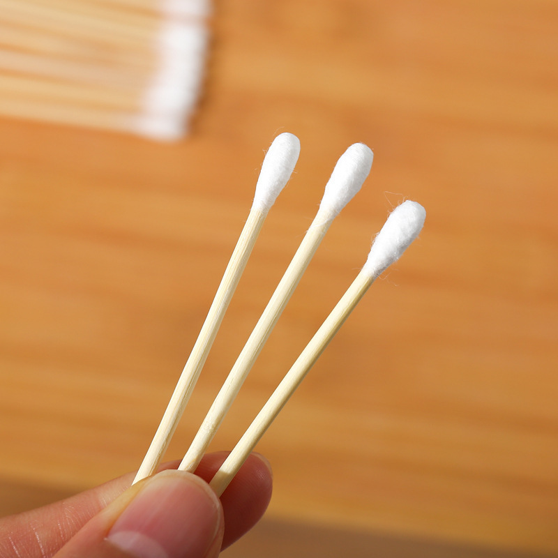 Tăm bông, tăm bông đa dụng thân, 100 cái/túi