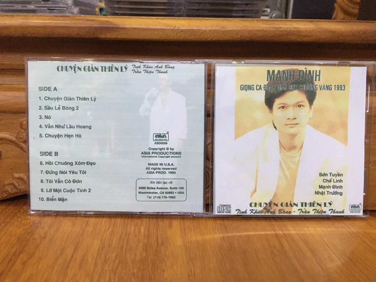 [MDCD] Bộ 6 Đĩa Nhạc CD Trữ Tình Chọn Lọc