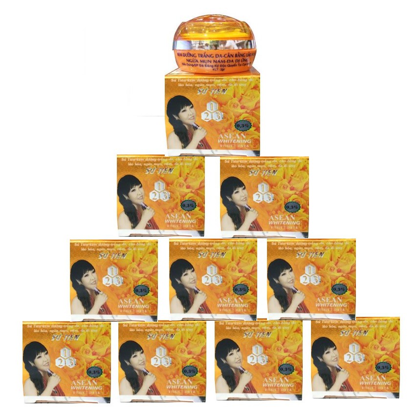 Lố 12 kem sứ tiên dưỡng trắng da 7 ngày ngừa mụn 3g, cam kết hàng đúng mô tả, chất lượng đảm bảo an toàn đến sức khỏe người sử dụng, đa dạng mẫu mã, màu sắc, kích cỡ