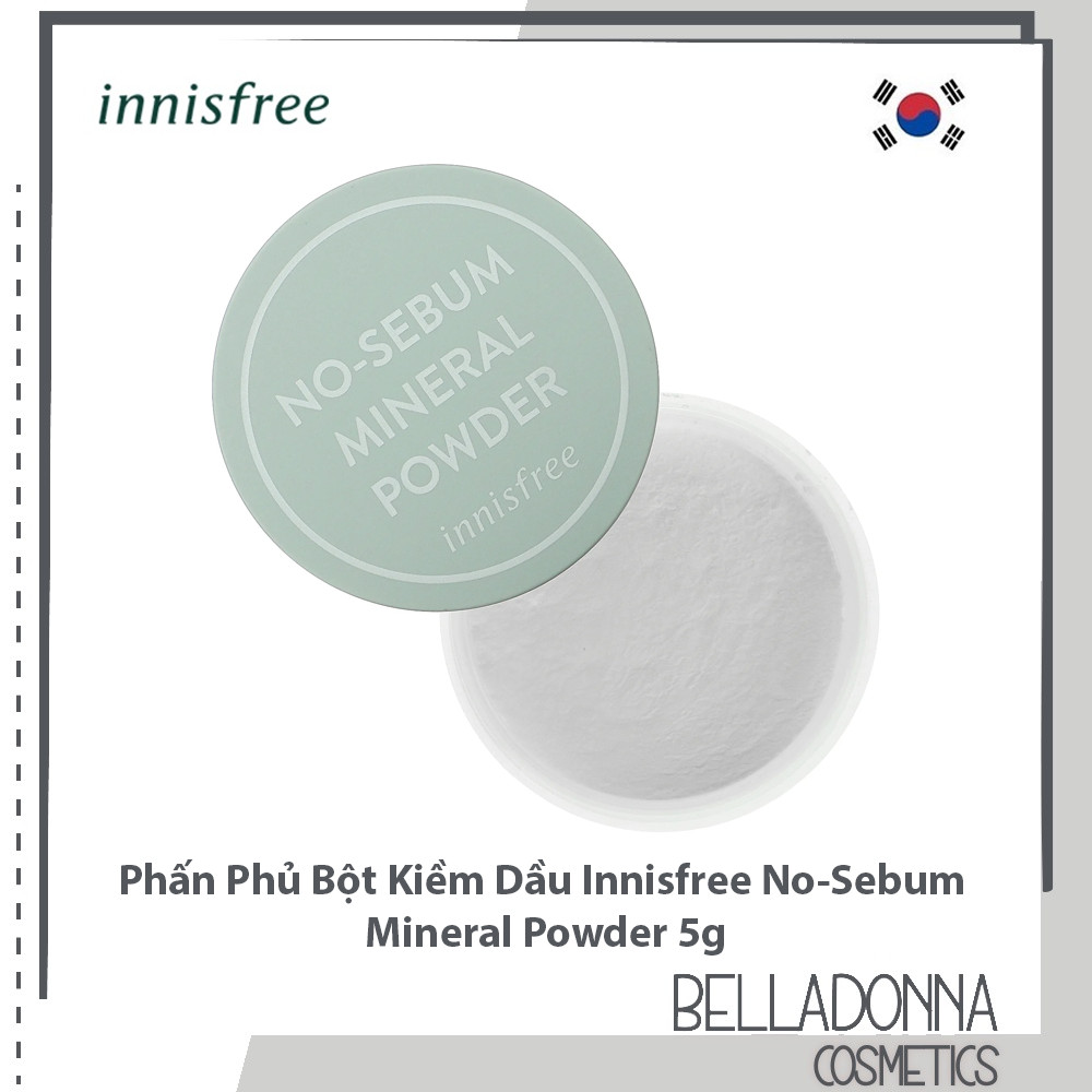 Phấn Phủ Bột Kiềm Dầu Innisfree No-Sebum Mineral Powder 5g