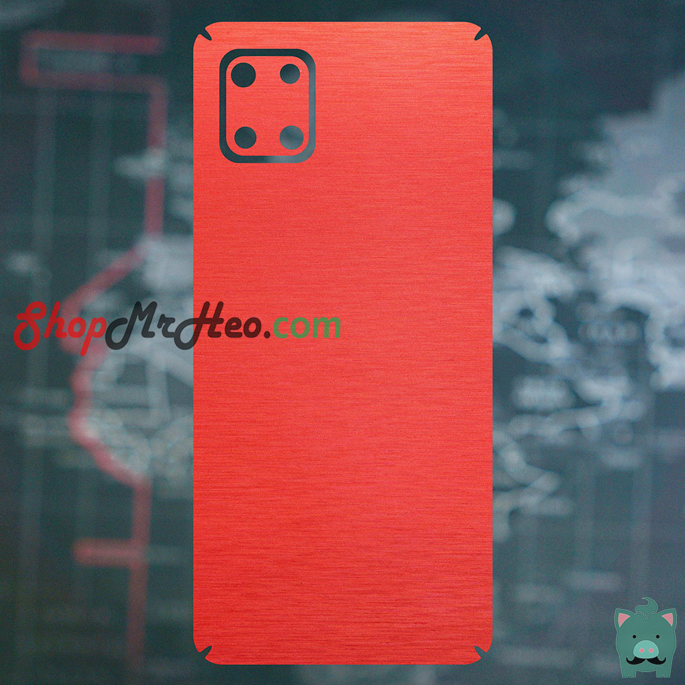 [HCM]Skin Dán Mặt Sau Lưng Vân Nhôm Samsung Galaxy Note 10 Lite - S10 Lite