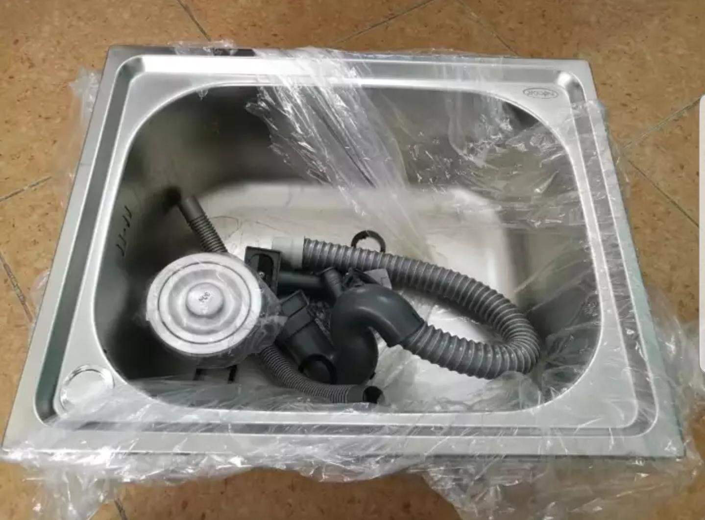 Chậu rửa chén inox 1 hộc WaterA- tặng bộ xả