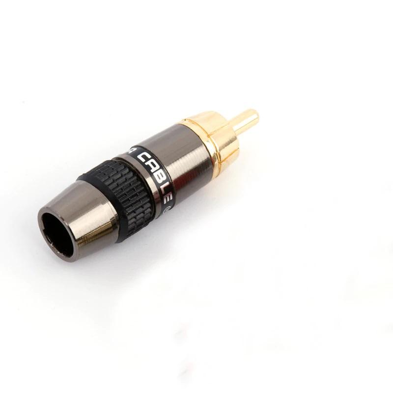 [HCM]Jack RCA Monster đực Jack RCA hàn dây tín hiệu bằng đồng
