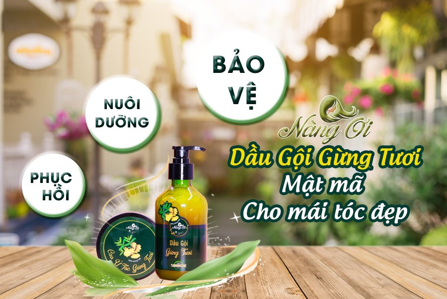 DẦU GỘI GỪNG TƯƠI NÀNG ƠI