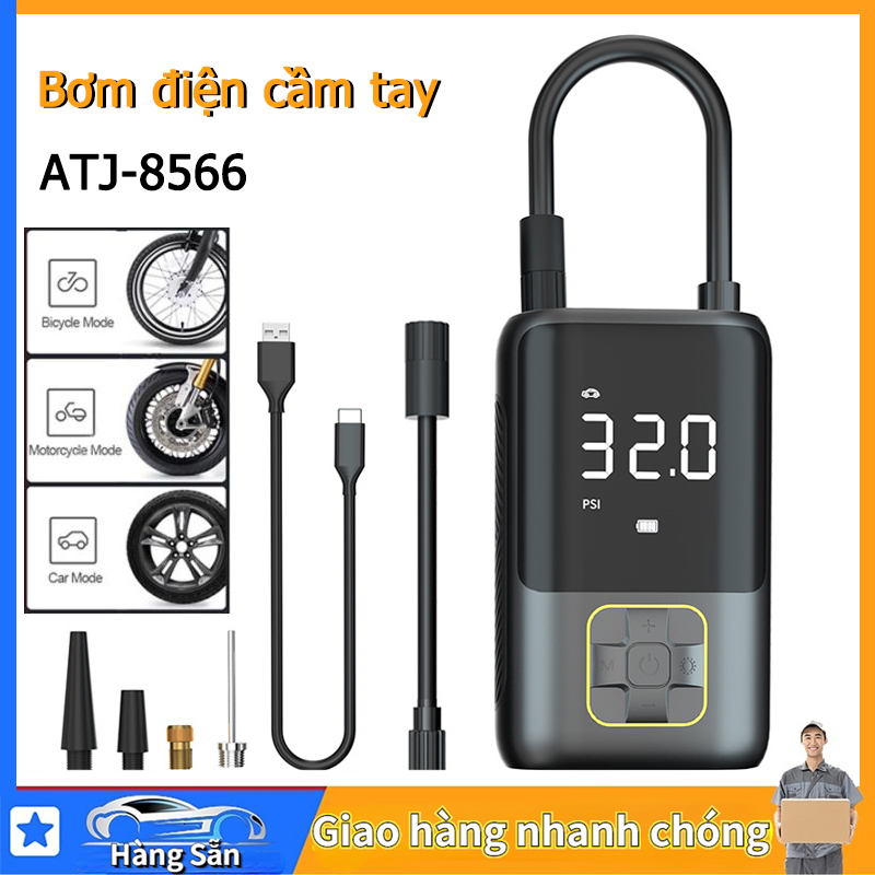 Máy Bơm Lốp Xe Hơi Không Dây Chuyên Dụng Chất Lượng Cao thổi phồng nhanh