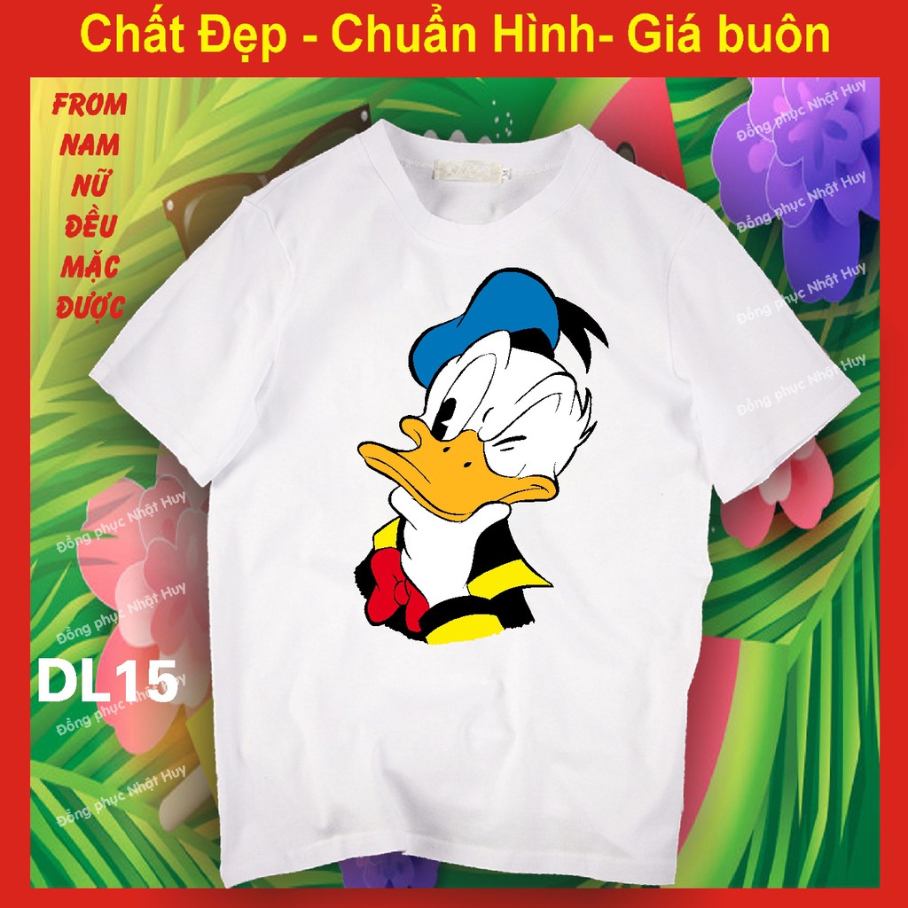 áo thun vịt Donald DL12,phông , chất đẹp, bao đổi trả,