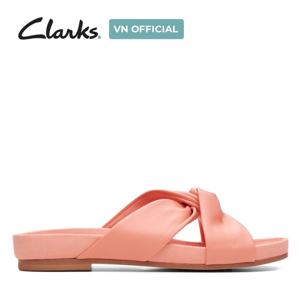 Dép Quai Ngang Da Nữ Clarks - Pure Twist
