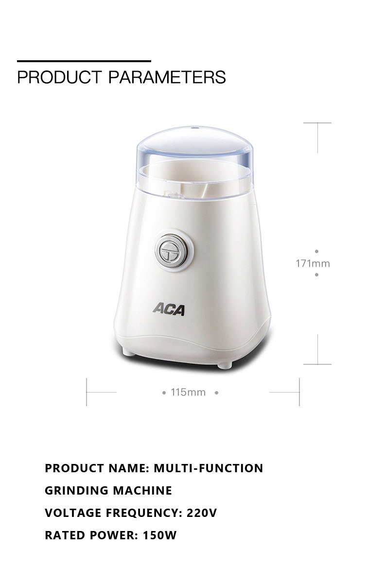 Máy xay cà phê ACA - ACA GRINDER AC-C15 - ACA Multiple Functional Grinding Machine For Home Use AC-C15
