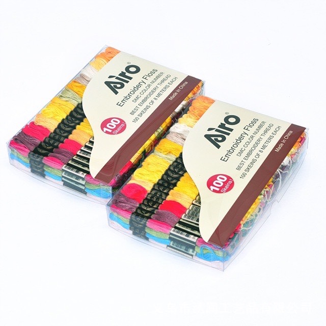 Set chỉ thêu Airo 50 màu cơ bản ( set 50/100 tép)