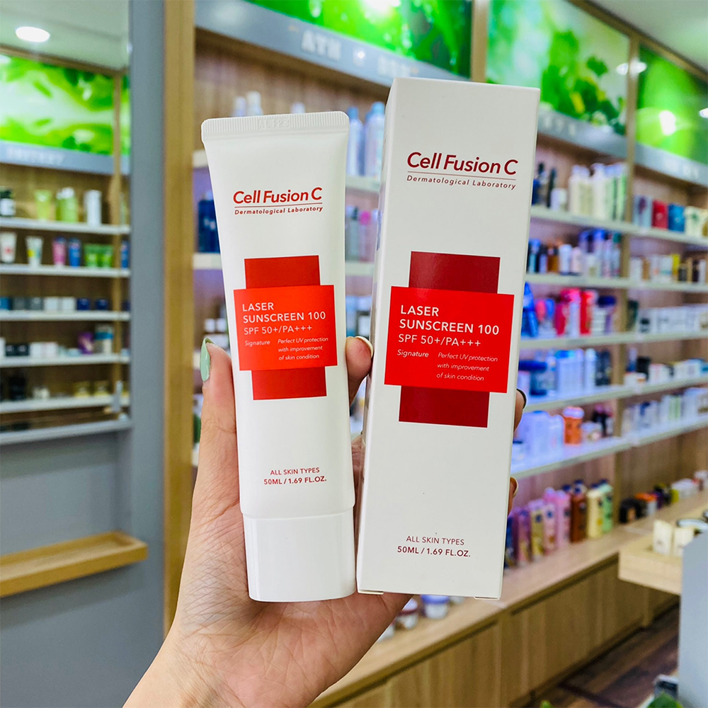 Kem Chống Nắng Ngăn Ngừa Lão Hóa Cell Fusion C Laser Sunscreen 100 SPF50+ PA+++ 50ml