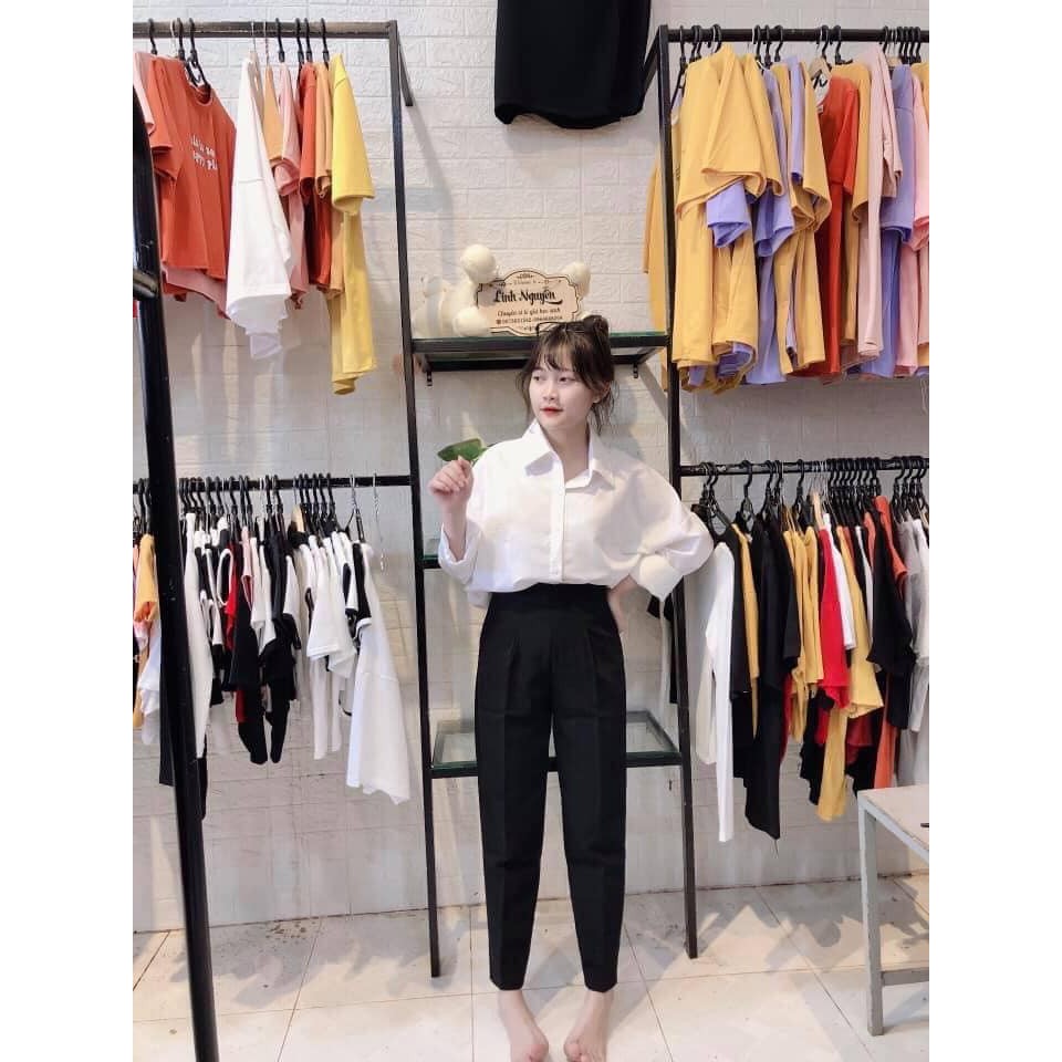 Quần Baggy Vải Lưng Chun