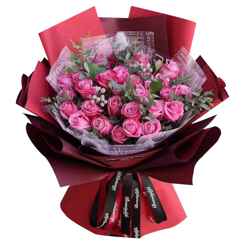 Giấy gói hoa bóng 2 mặt