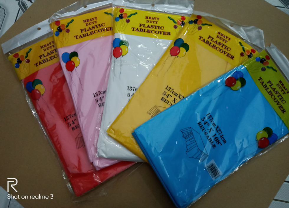 Khăn trải bàn nylon trang trí sinh nhật