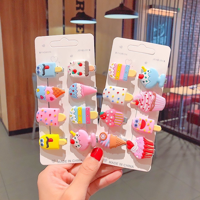 Kẹp Tóc Cho Bé Gái Hàn Quốc Siêu Cute