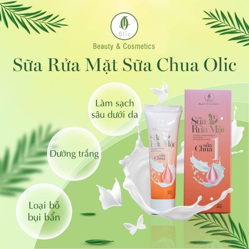 Sữa Rửa Mặt Trắng Da Olic