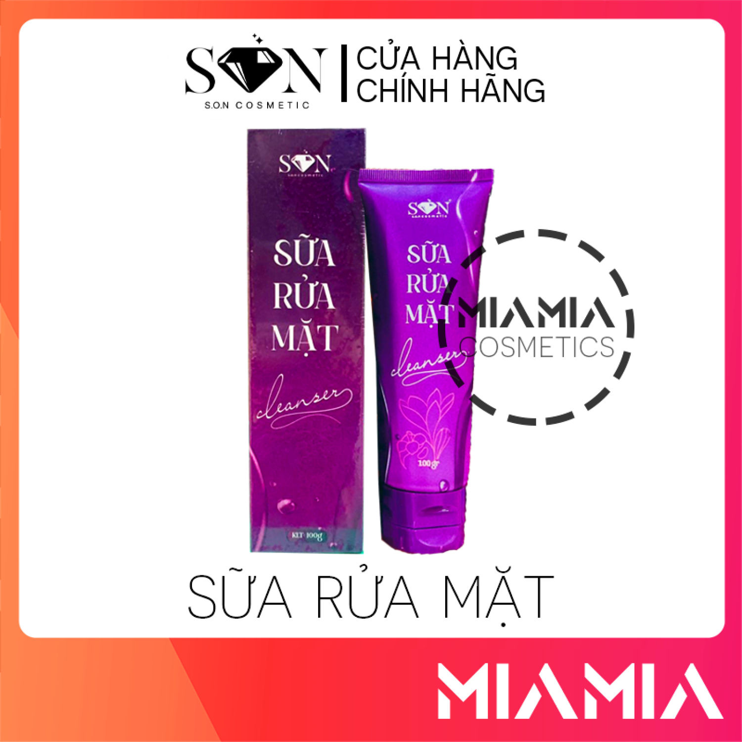 Sữa Rửa Mặt Cleanser SON Cosmetic Chính Hãng
