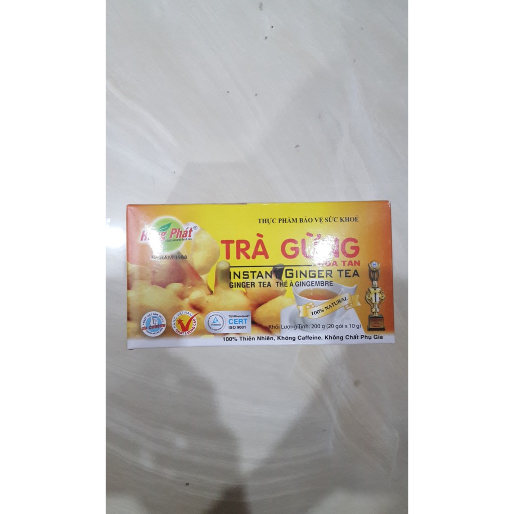 Trà Gừng Hòa Tan Hùng Phát 200G